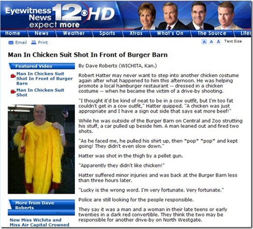 ManInChickenSuitShot ManInChickenSuitShot